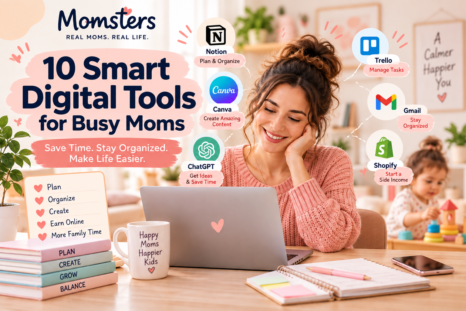 10 Smart Digital Tools for Busy Moms